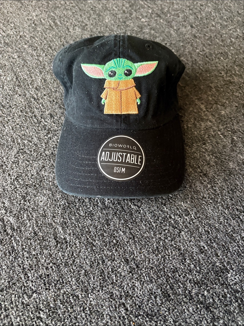 Hat with character patch